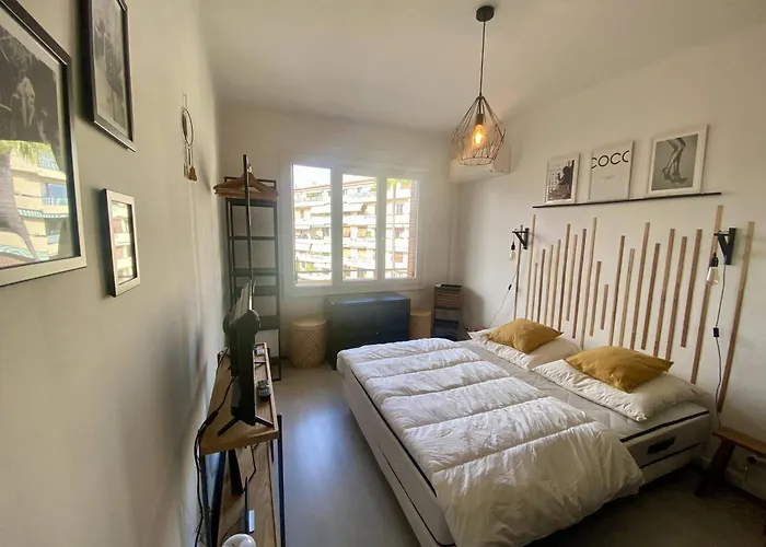 Ouest Caucade- Beautiful 2p, Ac, Clim Lägenhet Nice