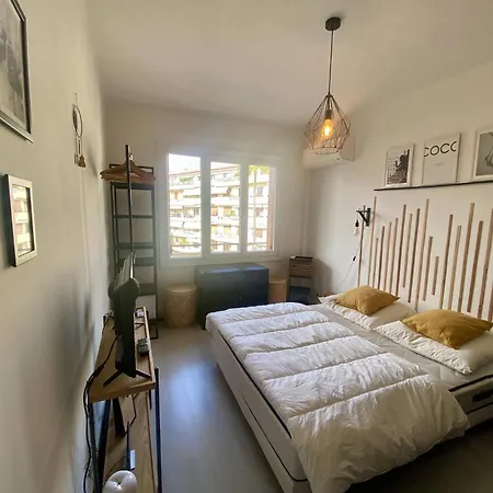 Ouest Caucade- Beautiful 2p, Ac, Clim Apartament Nicea